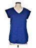 Express 100% Polyester Blue Short Sleeve Top Size M - photo 1