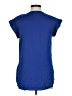 Express 100% Polyester Blue Short Sleeve Top Size M - photo 2