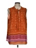 Daniel Rainn 100% Polyester Orange Sleeveless Blouse Size L - photo 1