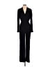 BCBGMAXAZRIA 100% Polyester Solid Black Jumpsuit Size S - photo 1