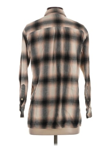 Madewell Flannel Oversized Ex-Boyfriend Shirt in Robson Plaid (view 2)