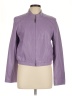 Preston & York 100% Leather Purple Leather Jacket Size L - photo 1