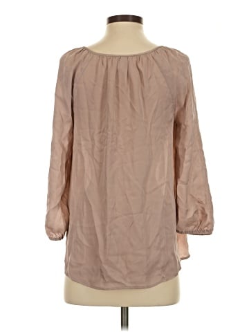 Joie 3/4 Sleeve Silk Top (view 2)