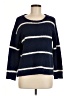 BB Dakota Stripes Blue Pullover Sweater Size M - photo 1