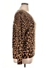 Talbots 100% Cashmere Animal Print Brown Cashmere Pullover Sweater Size XL - photo 4