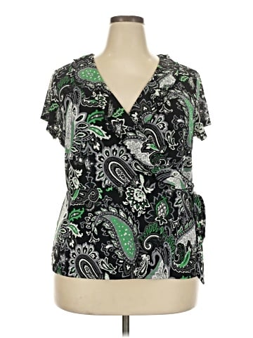 Alfani Short Sleeve Blouse (view 1)