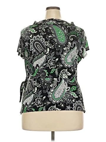 Alfani Short Sleeve Blouse (view 2)