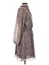 Boden 100% Polyester Floral Gray Casual Dress Size 4 - photo 4