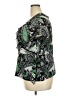 Alfani 100% Polyester Paisley Green Short Sleeve Blouse Size 2X - photo 5