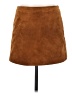 Forever 21 100% Leather Solid Brown Leather Skirt Size S - photo 1