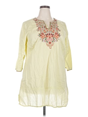 Venezia 3/4 Sleeve Button-Down Shirt (view 2)