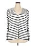 Crown & Ivy White Long Sleeve Top Size 4X - photo 1