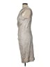 Eliza J 100% Polyester Metallic Silver Cocktail Dress Size 12 - photo 5