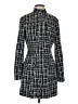 Just Fab 100% Polyester Tweed Black Coat Size XS - photo 1