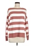 Ann Taylor Stripes Pink Pullover Sweater Size M - photo 1
