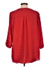 Rebecca Malone Red 3/4 Sleeve Blouse Size L - photo 2