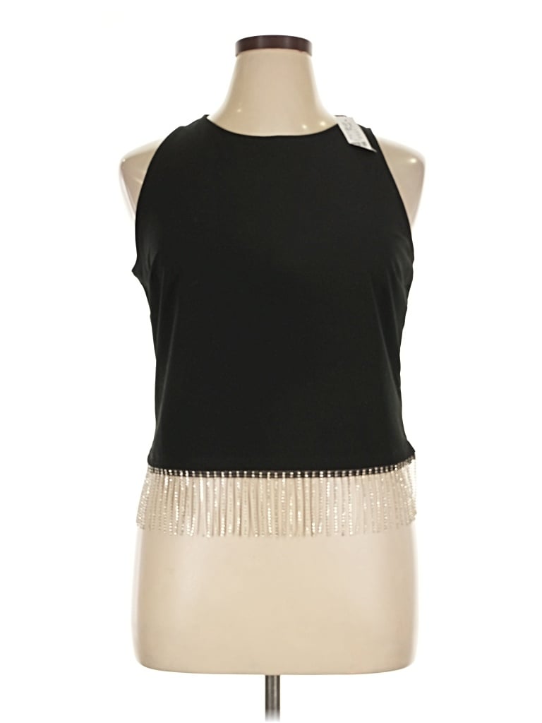 New York And Company Sleeveless Blouse In Black