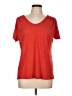 Modern Lux Red Short Sleeve Top Size L - photo 1