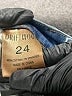 Driftwood Hearts Blue Jeans Size 24 waist - photo 9