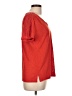 Modern Lux Red Short Sleeve Top Size L - photo 4