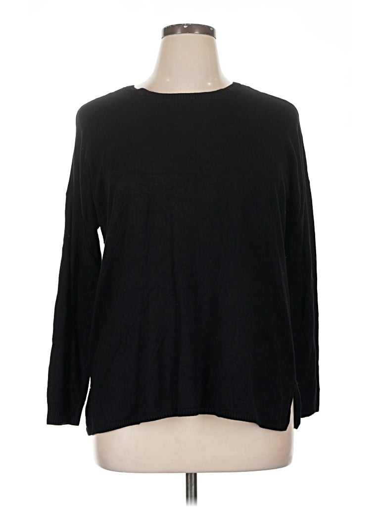 Pre-owned Elliott Lauren Pullover Sweater In Black