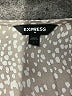 Express Outlet 100% Polyester Silver Long Sleeve Blouse Size L - photo 7