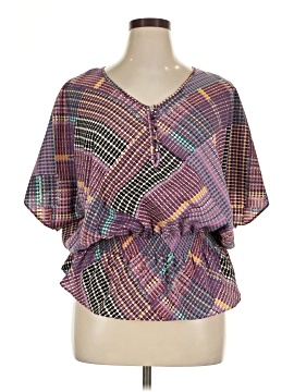 Jaclyn Smith Short Sleeve Blouse