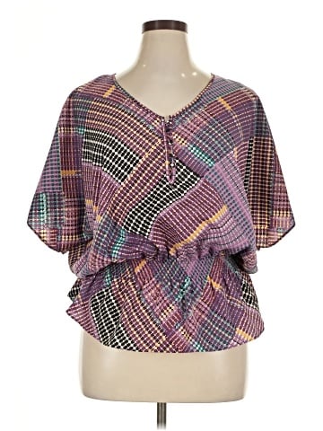 Jaclyn Smith Short Sleeve Blouse (view 1)