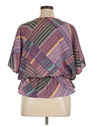 Jaclyn Smith Short Sleeve Blouse (view 2)