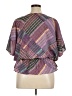 Jaclyn Smith 100% Polyester Purple Short Sleeve Blouse Size XL - photo 2