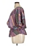 Jaclyn Smith 100% Polyester Purple Short Sleeve Blouse Size XL - photo 5