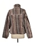 Carbon2Cobalt 100% Polyester Chevron-herringbone Brown Faux Fur Jacket Size M - photo 2