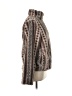 Carbon2Cobalt 100% Polyester Chevron-herringbone Brown Faux Fur Jacket Size M - photo 4