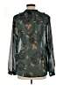 Dana Buchman 100% Polyester Green Long Sleeve Blouse Size L - photo 2
