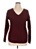iKnit Burgundy Pullover Sweater Size 1X - photo 1