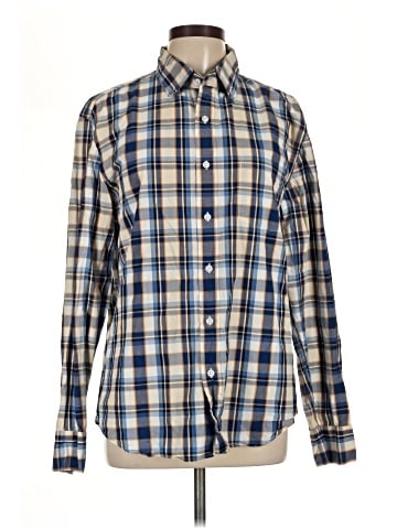 J.Crew Factory Store Long Sleeve Button-Down Shirt (view 1)