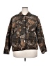Jane Ashley Animal Print Brown Kimono Size 2X - photo 1