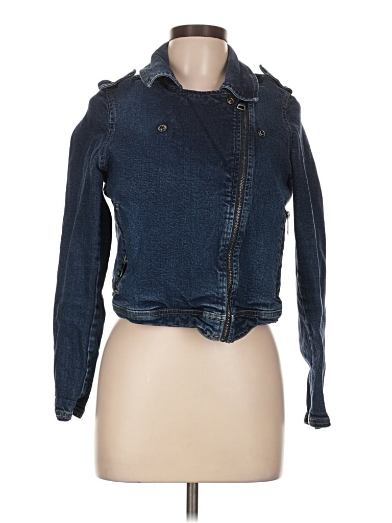 Pre-owned Dkny Jeans Denim Jacket In Blue