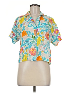 Liberty Art Fabrics For J.Crew Short Sleeve Blouse