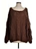 Pol 100% Acrylic Brown Pullover Sweater Size S - photo 1