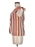 Shein Orange Sleeveless Blouse Size 6 - photo 5