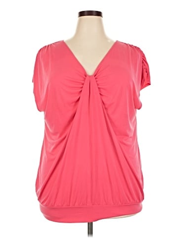 Lane Bryant Outlet Short Sleeve Top (view 1)