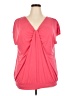 Lane Bryant Outlet Pink Short Sleeve Top Size 18 - 20 Plus - photo 1