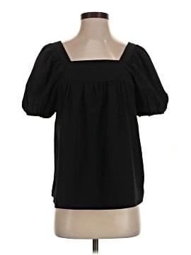 Madewell Seersucker Bubble-Sleeve Top (view 1)