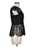 Commense Black Short Sleeve Top Size M - photo 4