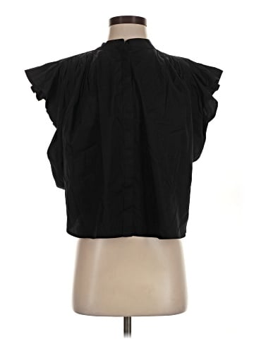 Madewell Poplin Shirred Button-Up Shirt (view 1)