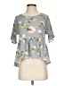 Unbranded Gray Short Sleeve Blouse Size S - photo 1