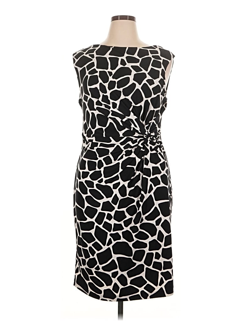 Pre-owned Chaus Cocktail Dress In Black