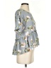 Unbranded Gray Short Sleeve Blouse Size S - photo 4