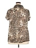 John Paul Richard Animal Print Tan Short Sleeve Polo Size 2X - photo 2